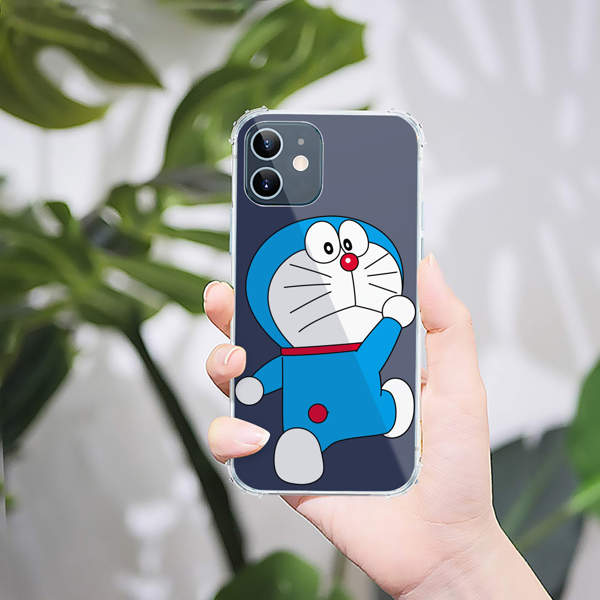 （画像用） ドラえもん Doraemon 【iPhone 12シリーズ対応】透明スマホケース（クリアソフトケース）
